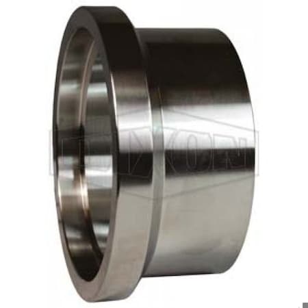 Dixon Heavy Wall Tank Weld Ferrule, 2-1/2 in Nominal, Female I-Line End Style, 316L Stainless Steel 15WHI-R250